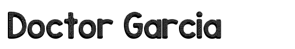 Doctor Garcia font preview